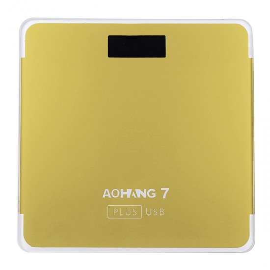 AOHANG 7 Plus USB Version 180kg LCD Electronic Digital Tempered Glass Body Weight Scale AOHANG 7 Plus USB Version 180kg LCD Electronic Digital Tempered Glass Body Weight Scale