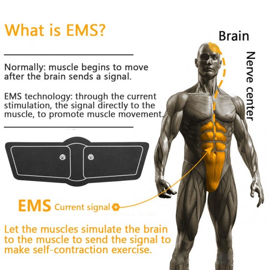Arm Leg Muscle EMS Training Electrical Body Shape Fitness Home Trainer Abs Arm Leg Muscle EMS Training Electrical Body Shape Fitness Home Trainer Abs