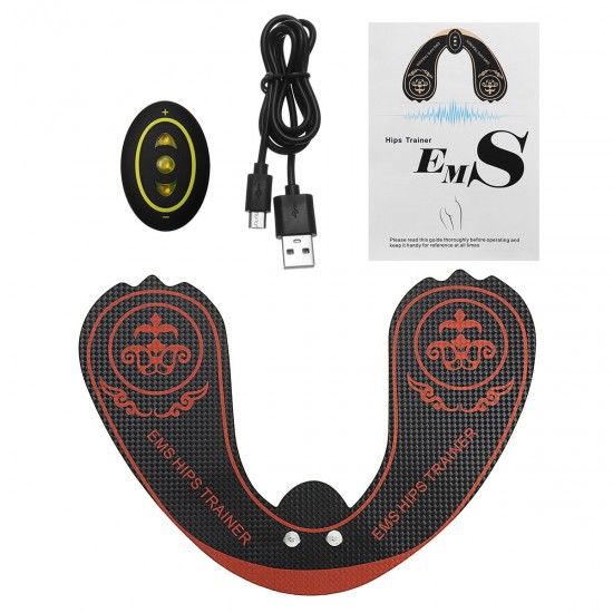 KALOAD EMS Waist Hip Trainer USB Charging 6 Modes Fitness Sports Buttocks Lifting Muscle Training Stimulator