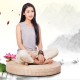 45cm Round Pouf Tatami Cushion Floor Cushions Natural Straw Meditation Yoga Mat