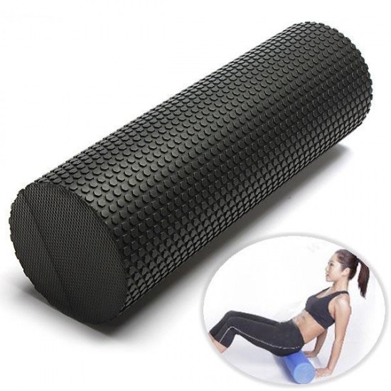 45x14.5cm EVA Yoga Pilates Foam Roller Home Gym Massage Trigger Point