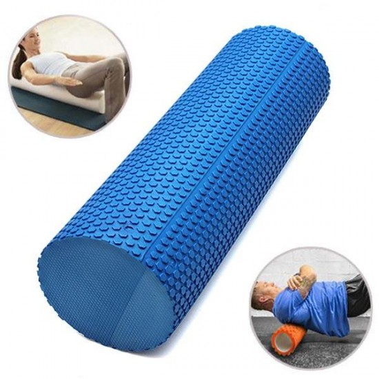 45x15cm EVA Yoga Pilates Home Gym Foam Roller Massage Trigger Point