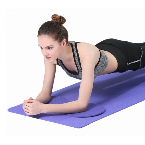 KALOAD 1 Pair PU Elbow Knee Pad Yoga Mats Round Foam Sport Exercise Push-up Fitness Protection Mats KALOAD 1 Pair PU Elbow Knee Pad Yoga Mats Round Foam Sport Exercise Push-up Fitness Protection Mats