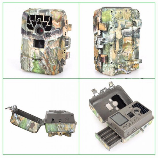 BESTGUARDER 12MP Infrared Hunting Camera Night Vision 0.6-0.8S Trigger 36 IR LEDs IR Scouting Trail