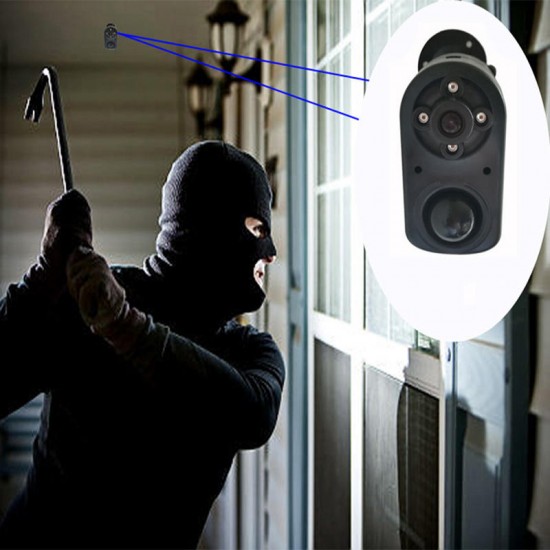 Black 1080P HD Home Security Motion Detection Night Vision Surveillance Camera Hunting Camera