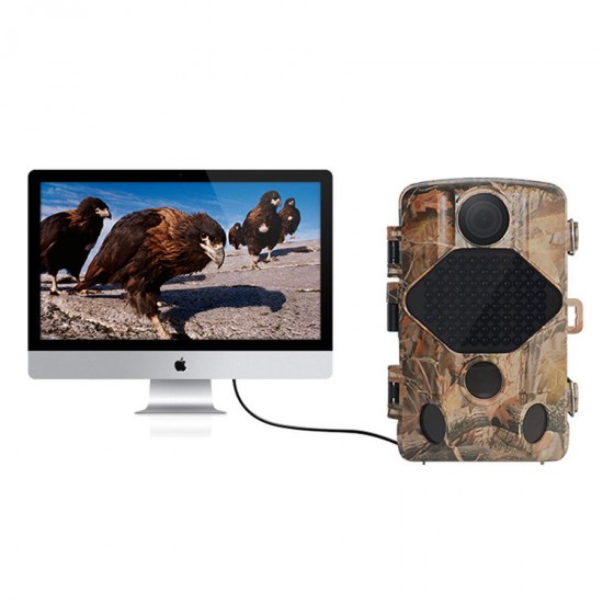 DL-502 2.4" Screen Full HD 14MP 1080P Night Vision Camera IP66 Waterproof Trap Hunting Camera