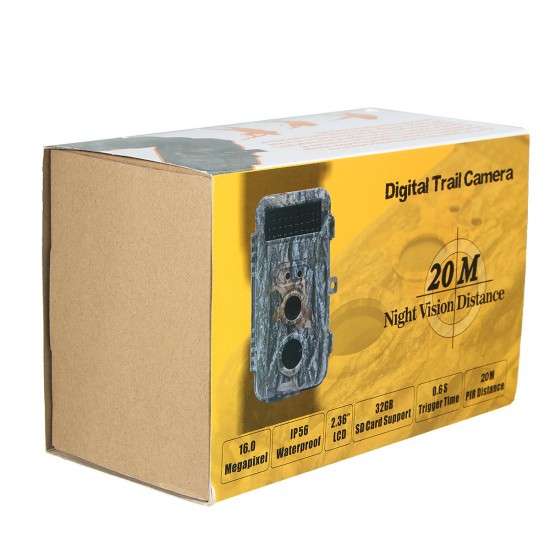 DM-10 Hunting Waterproof  HD 720P Digital Trail Camera ABS Environmention Plastic IR Motion