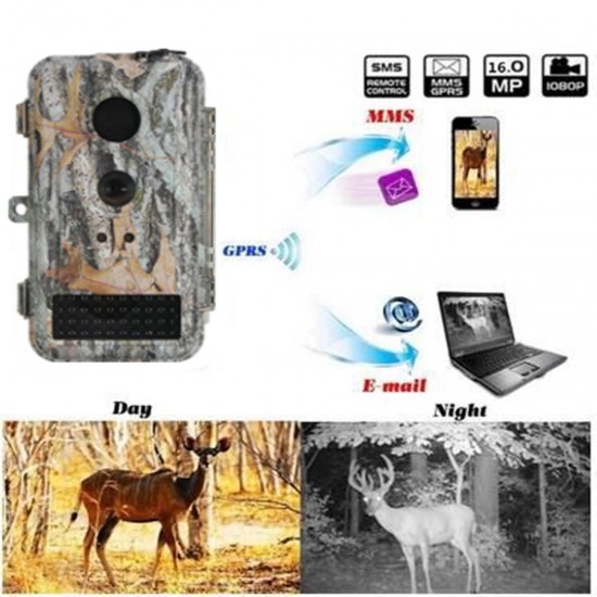 DM-10 Hunting Waterproof  HD 720P Digital Trail Camera ABS Environmention Plastic IR Motion