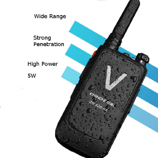 ZN520-6A Frequency 400-470MHz 16 Channels Mini Ultra-thin Driving Hotel Civilian Walkie Talkie