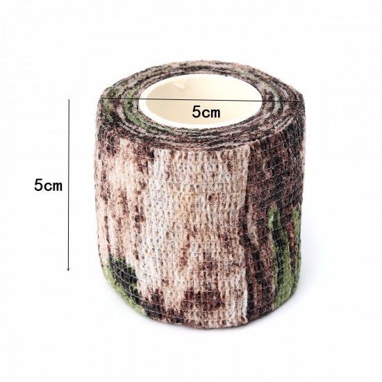5CM X 4.5 Military Camouflage Camo Tape Stealth Wrap Hunting Camping Waterproof