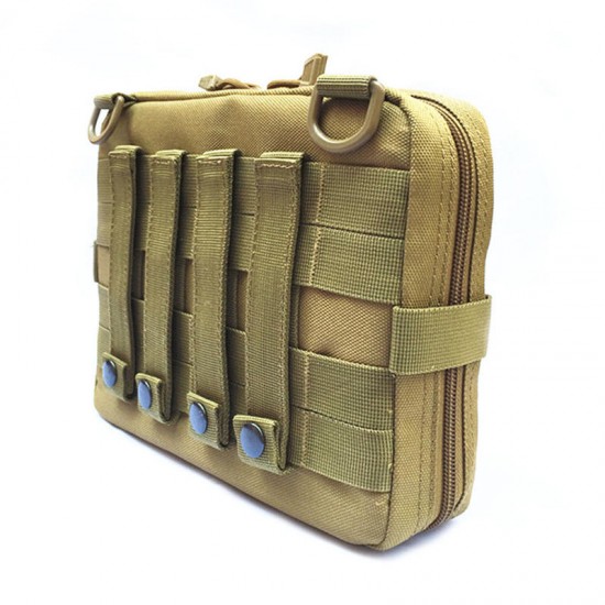 1000D Oxford Cloth Outdoor Tactical Bag Military Fan Pack Tactical Waist Medical Bag First Aid Bag