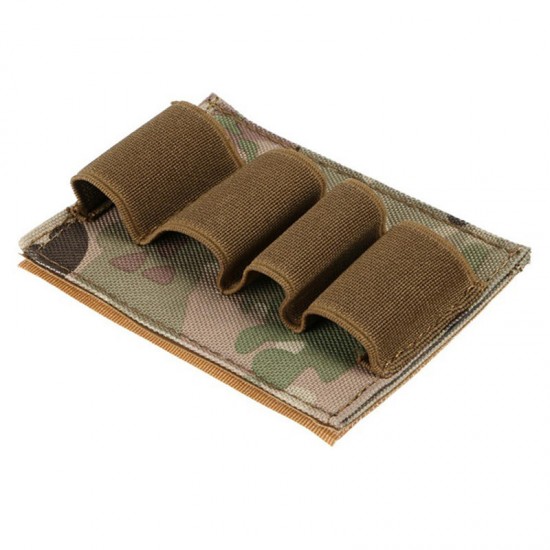 4 Rounds Shotgun Bullet Dump Pouch Holder Reload Strip Ammo Carrier Tactical Hunting Gun Accessories