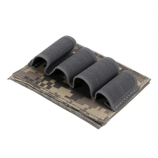 4 Rounds Shotgun Bullet Dump Pouch Holder Reload Strip Ammo Carrier Tactical Hunting Gun Accessories