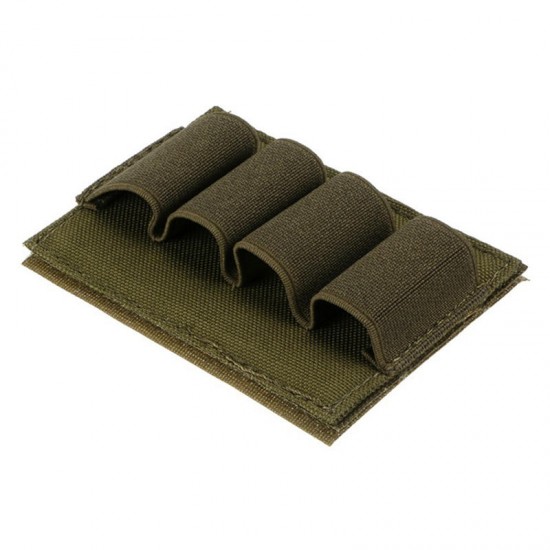 4 Rounds Shotgun Bullet Dump Pouch Holder Reload Strip Ammo Carrier Tactical Hunting Gun Accessories