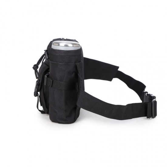 600D Nylon Outdoor Tactical Bag Waist Bag Molle Pouch Water Bottle Holder Waterproof Military Bag