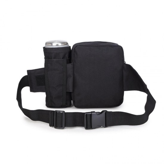 600D Nylon Outdoor Tactical Bag Waist Bag Molle Pouch Water Bottle Holder Waterproof Military Bag