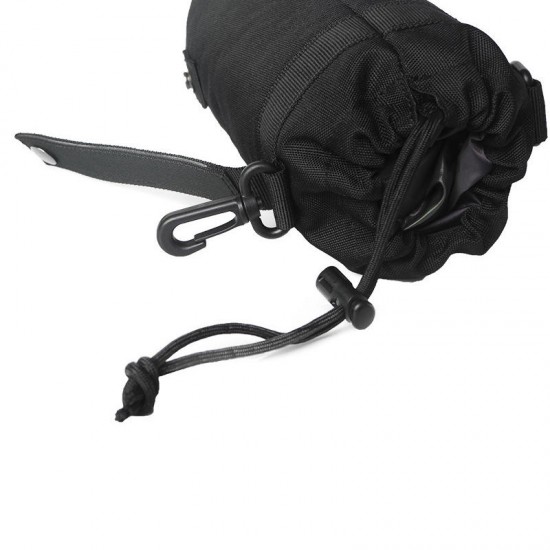 900D Nylon Water Bottle Bag Tactical Military Kettle Bag Camping Hiking Portable Drawstring Bag