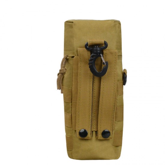 BL051 5.2L Water Bottle Bag Waterproof Oxford Fabric Bag Military Tactical Molle Waist Bag Utility Pouch Emergency Pocket Bag