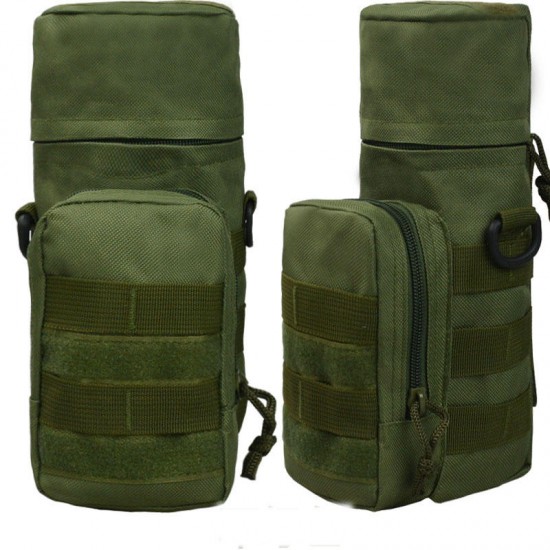 BL051 5.2L Water Bottle Bag Waterproof Oxford Fabric Bag Military Tactical Molle Waist Bag Utility Pouch Emergency Pocket Bag