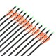 12Pcs 31" Fiberglass Archery Hunting Arrows Rubber Feather For Compound Bow Recurve Bow Target Sports