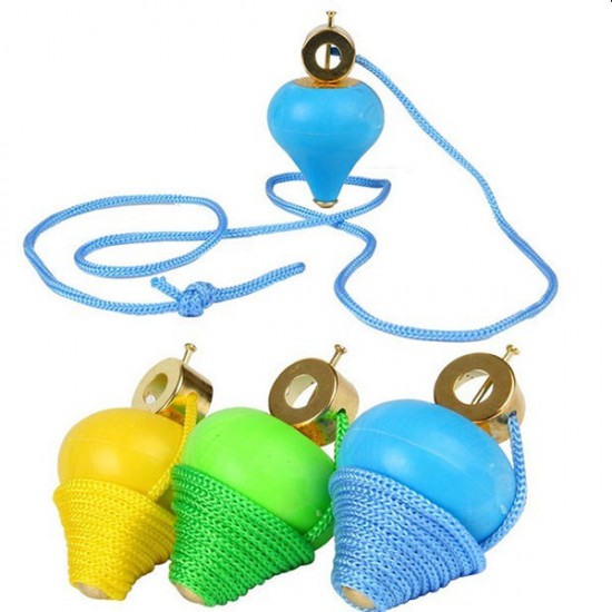 5 x 8.5cm Swing Rope Gyro Brokered Puzzle Traditional Nostalgic Toys Children's Toys Stall Gyroscope Baby Toys