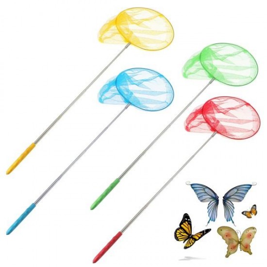 Outdoor Extendable Butterfly Net Insect Bug Fishing Nets Tools Garden Kids Child Toy