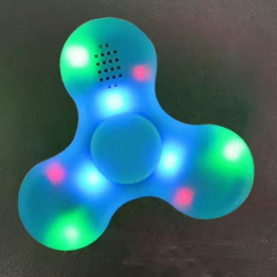 MATEMINCO Bluetooth Speaker Fidget Fingertip Gyro LED Lights And USB Charging EDC Hand Spinner