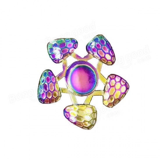 MATEMINCO EDC Hand Spinner Alloy Flower Adult Toys Fidget Spinner