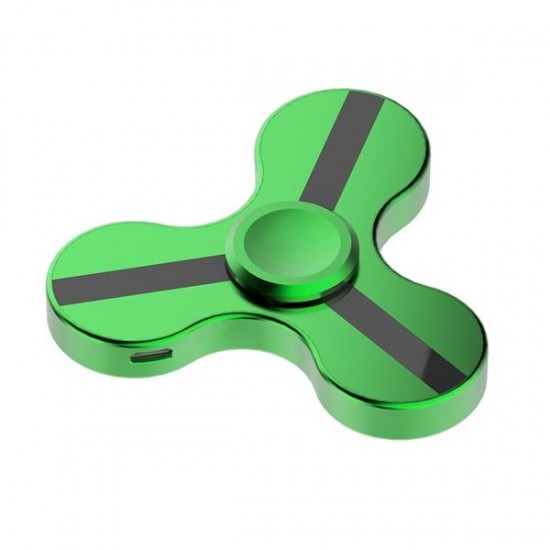 MATEMINCO EDC Hand Spinner LED Flash Word Metal Colorful Flash Word Fidget Spinner