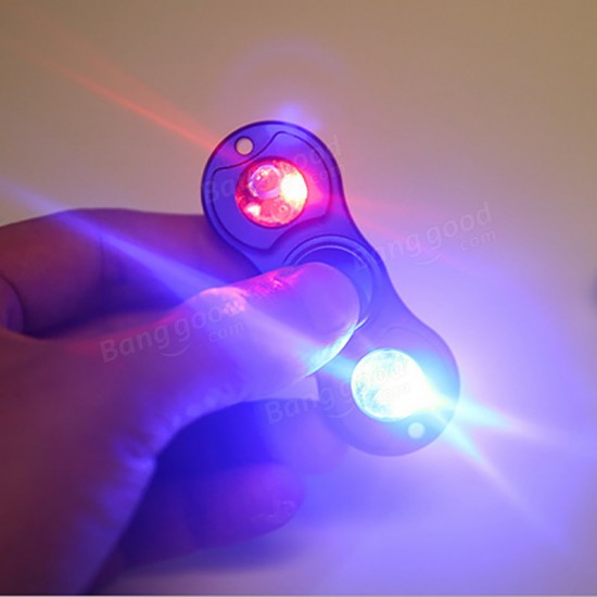 MATEMINCO EDC LED Hand Spinner Outdoor Toys Aluminum Alloy Anti Stress Reliever/ ADHD Quitting Bad Habits and Staying Awake