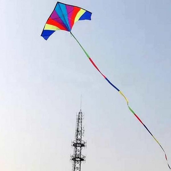 10M Super Nylon Rainbow Kite Tail Line Sports Kite Accessory