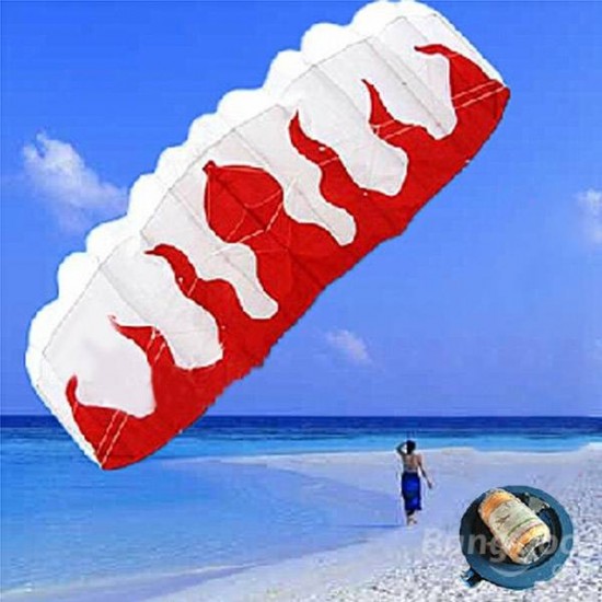 Braided Line Soft plus material Parachute Flame Sports Beach Kite