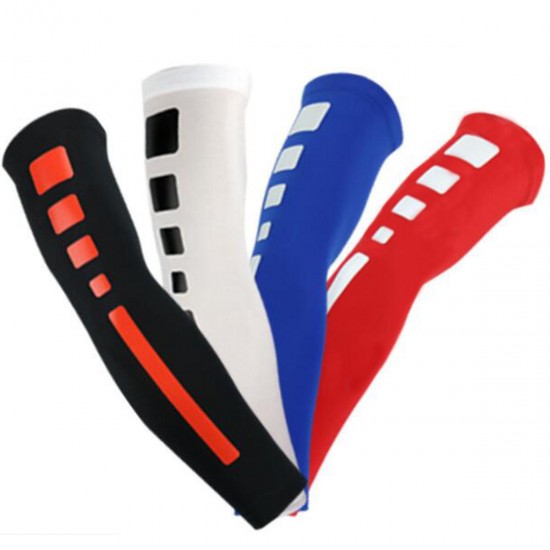1 X Arm Sleeves Quick-Drying Wear-Resistant Sports Outdoor Riding Sun Protection Basketball Sleeve Elbow Pads