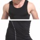 SHENGSHINIAO Men Sports Fitness Clothing Close-fitting Soft Breathable Quick-drying Training Vest