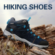 HUMTTO Men's Winter Leather Outdoor Hiking Trekking Boots Sneakers Shoes Sport Climbing Mountain