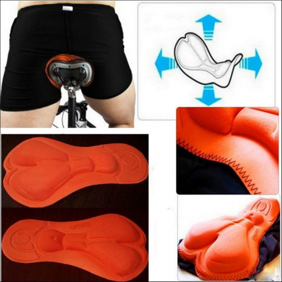Aogda Unisex Black Cycling Comfortable Underwear Sponge Padded Bike Short Pants Cycling Shorts