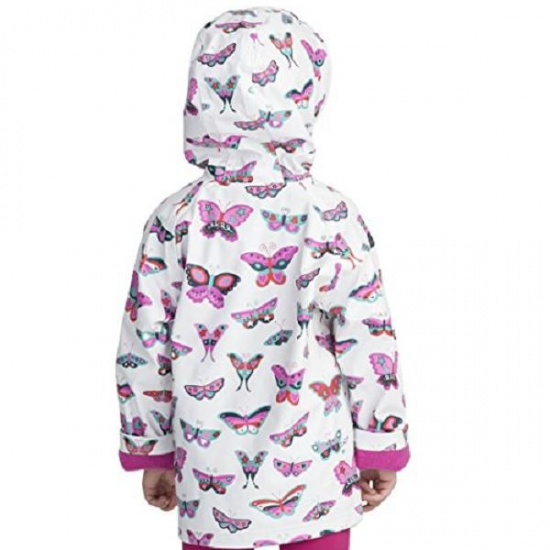 Children's Polyester Raincoat Wear-Resistant Easy Cleaning Kids Hooded Raincoat