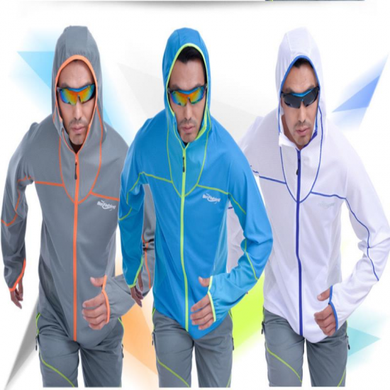 Outdoor Clothing Fishing Top quality Large Size New Ultra Thin Ice Fabric Wicking UV  Sunscreen