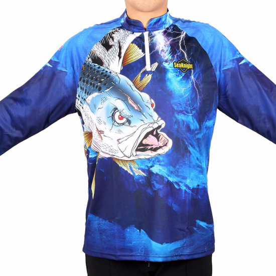 SEAKNIGHT SK004 Fishing Clothing Long Sleeve Summer Quick Drying Breathable Anti-UV T-Shirt