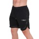 Summer Men Cotton Shorts Workout Sport Shorts Elastic Waist Short Pockets Athletic Casual Shorts