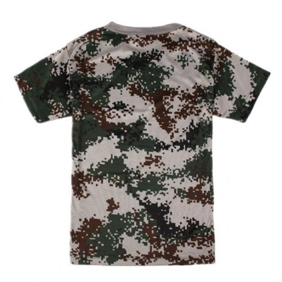 Tactical Military Shirts Outdoor Camouflage Short Sleeve T-Shirt