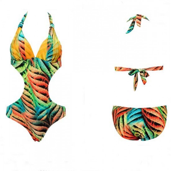 2017 Original Women V Collar Nylon Sexy Color Bodysuit Swimwear One-piece Beachwear