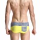 SEOBEAN S5195 Man Swimming Trunks With Pocket Design Back Pocket Low Waist Sexy Spa Swimsuit Sporty