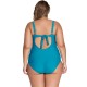 Summer Plus Size Steel Ring Push Up Swimsuit Suspenders Backless Sexy Swimwear
