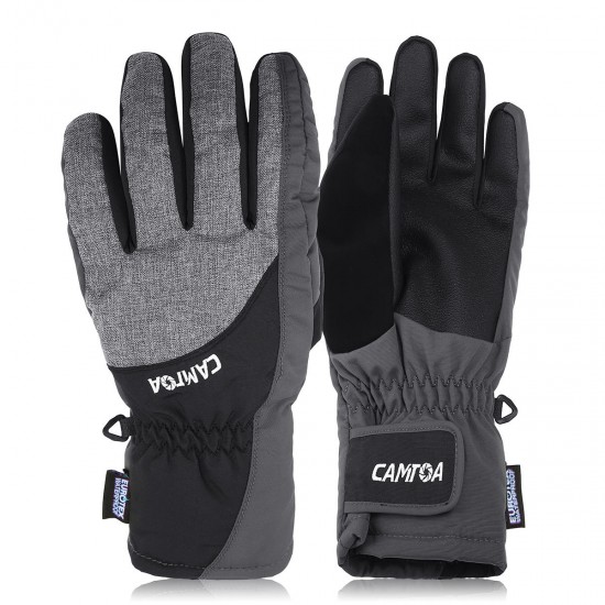 Camtoa Ski Gloves Winter Gloves for Men Women 3M Thinsulate Warm Waterproof Breathable Snow Gloves