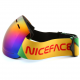 NICE FACE NF 0100 Spherical Snowboard Goggles Mask Skiing Motorcycle Protection Ski Anti UV NICE FACE NF 0100 Spherical Snowboard Goggles Mask Skiing Motorcycle Protection Ski Anti UV
