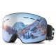 Ski Goggles Dual Lens Scratch Resistant Lens TPU Frame Anti Fog UV Protection Protective Goggles
