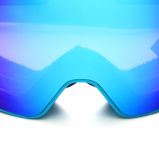 Ski Goggles Dual Lens Scratch Resistant Lens TPU Frame Anti Fog UV Protection Protective Goggles