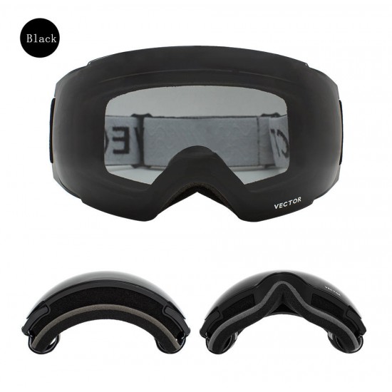 VECTOR Ski Goggles Double UV400 Anti Fog Big Mask Glasses Skiing Professional  Snow Snowboard
