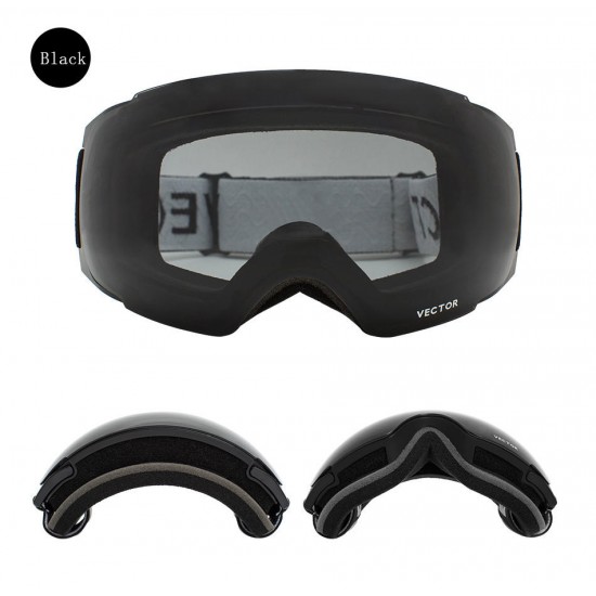 VECTOR Ski Goggles Double UV400 Anti Fog Big Mask Glasses Skiing Professional Snow Snowboard VECTOR Ski Goggles Double UV400 Anti Fog Big Mask Glasses Skiing Professional Snow Snowboard